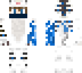 blue flaming white tiger