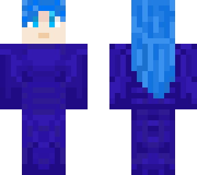 blue space suit