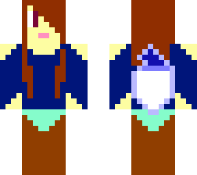 blue tiped fox girl