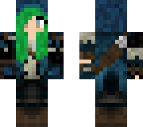 green warrior girl