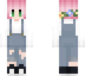 pink hair child