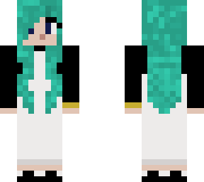 teal hair