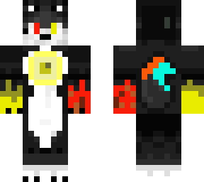 yellow elemental wolf