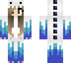 blue dino girl