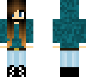 blue hoodie