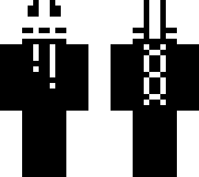 cool black and white skin