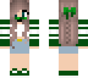cute green shirt girl!