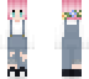 edit of pink hair child