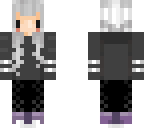 silver haired girl