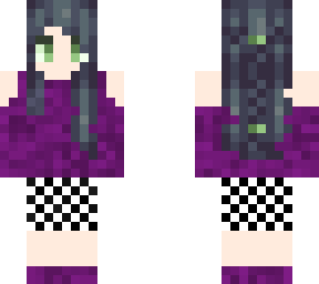 checkered skirt