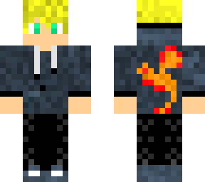 grey hoodie w/ fire dragon