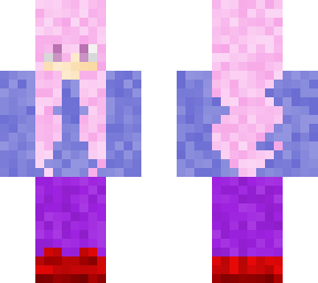 pink hair girl