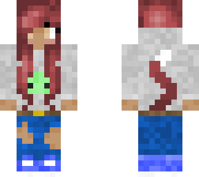 red haired neko girl
