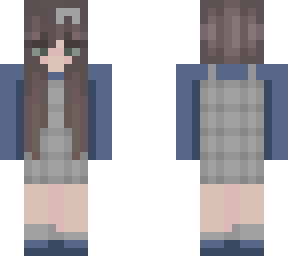 blue school girl