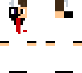 date ready half human half ender man white suit fixed