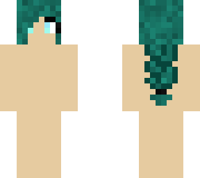 teal/emerald hair base