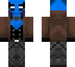 blue hood