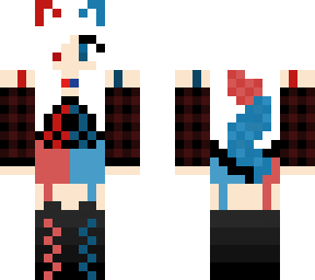 blue vs red wolf girl