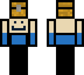 man holding chest