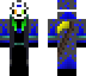 masked blue flame