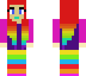 rainbow girl
