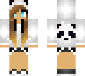 girl with a panda hoodie
