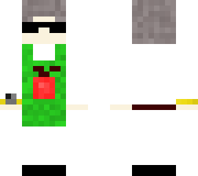 just my skin(upgrade with cherry apron and sunglasses)