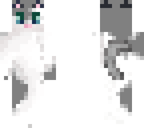 modified grey and white cat