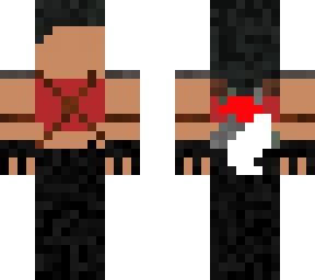 powerful werewolf girl. (edited for mineimator rigging)