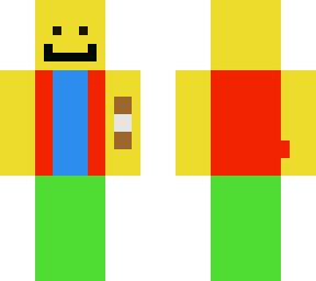 roblox noob with back pack and bandiad
