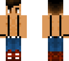 shirtless suspenders