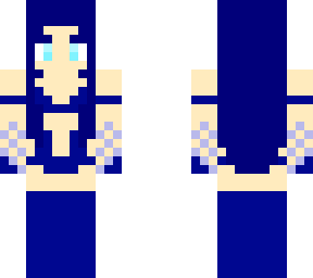 the blue woman