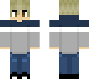 winter blonde boy