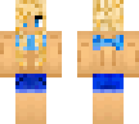 blonde beach girl