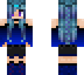 blue elf girl