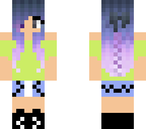 purple hair summet girl