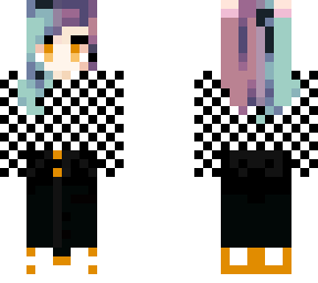 checkerd girl