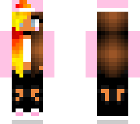 fire-dye sporty pink headphones