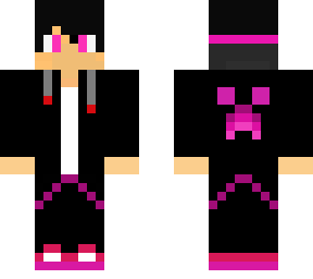 pink creeper hoodie