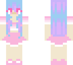 pink purple pastel maid girl contest