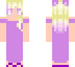 purple beach dress girl