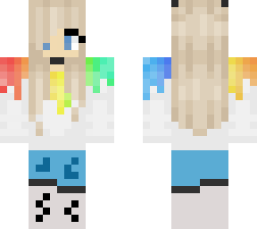 rainbow girl edit