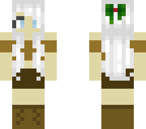 white haired girl