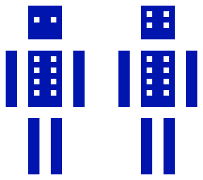 wireframe blue