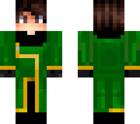 brown haired green cloak man