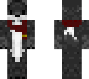 gray fox with scarf