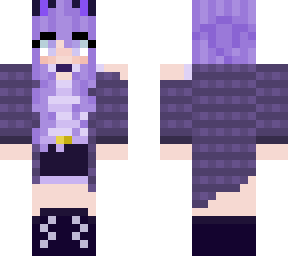 purple kawaii bunny gorl
