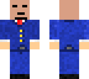 blue suit man