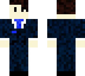 gentleman in a blue suit