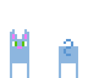 really bad looking blue cat